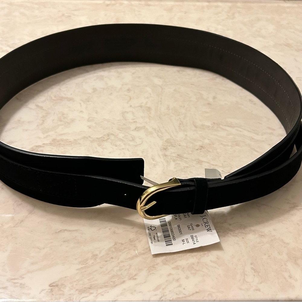 New, J.Crew Suede Buckle Belt